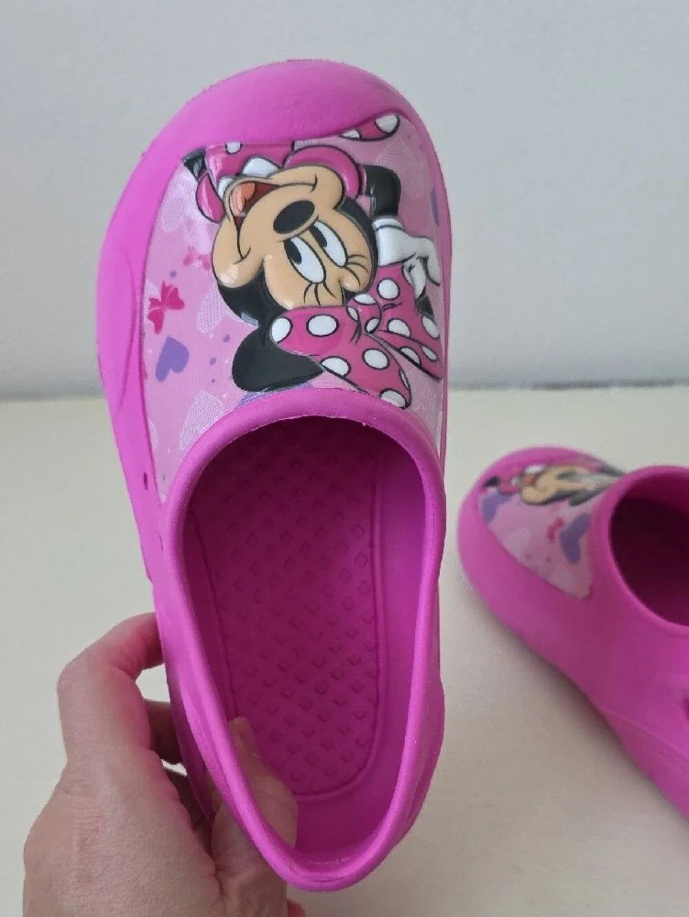 Disney Minnie Mouse Pink Kids Clog Sandals